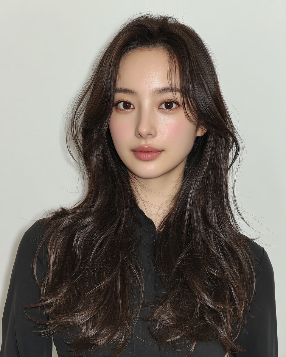 8 Layered Wave Styles for 2026 | Seoul Hair Salon 7 layered wave styles 2026 - Style 4 at Korea Hair Salon Seoul