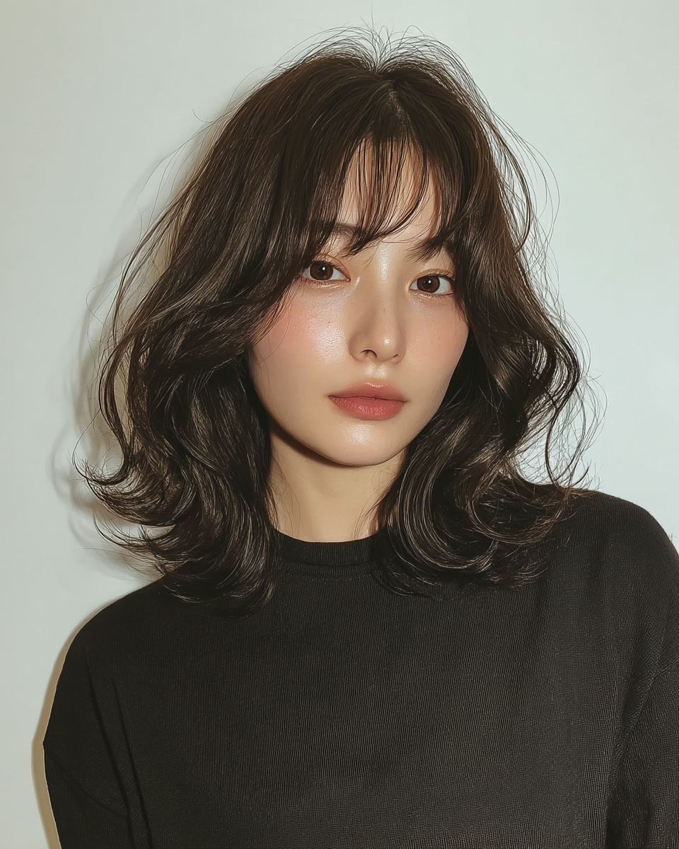 8 Layered Wave Styles for 2026 | Seoul Hair Salon 10 layered wave styles 2026 - Style 7 at Korea Hair Salon Seoul
