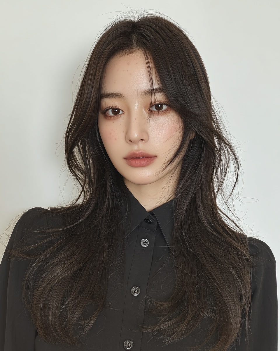 8 Perfect Hairstyles for Round Faces 2026 | Seoul Hair Salon 7 hairstyles for round faces 2026 - Style 4 at Korea Hair Salon Seoul