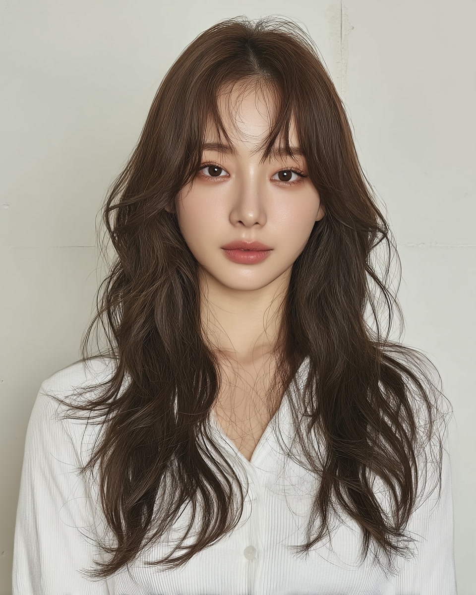 8 Perfect Hairstyles for Round Faces 2026 | Seoul Hair Salon 11 hairstyles for round faces 2026 - Style 8 at Korea Hair Salon Seoul