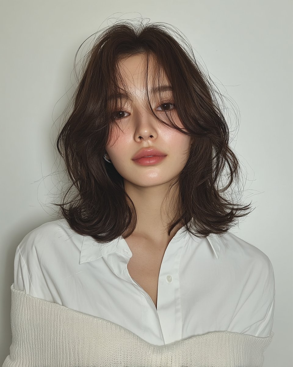 8 Soft Wave Perm Styles 2026 | Seoul Hair Salon 9 soft wave perm Seoul - Style 6 at Korea Hair Salon Seoul