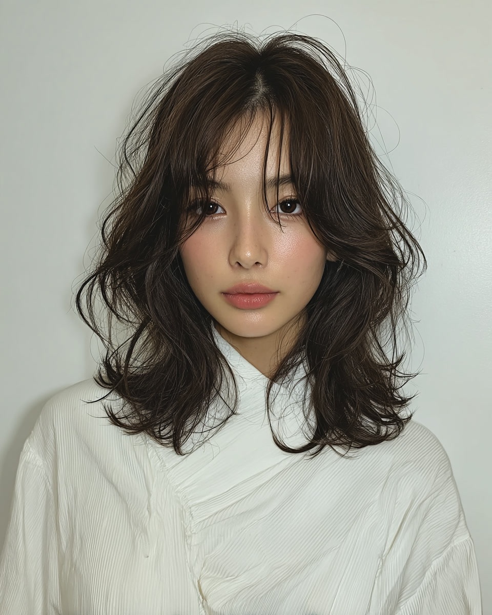 8 Stunning Layered Haircuts Seoul 2026 | Seoul Hair Salon 9 layered haircuts Seoul 2026 - Style 6 at Korea Hair Salon Seoul