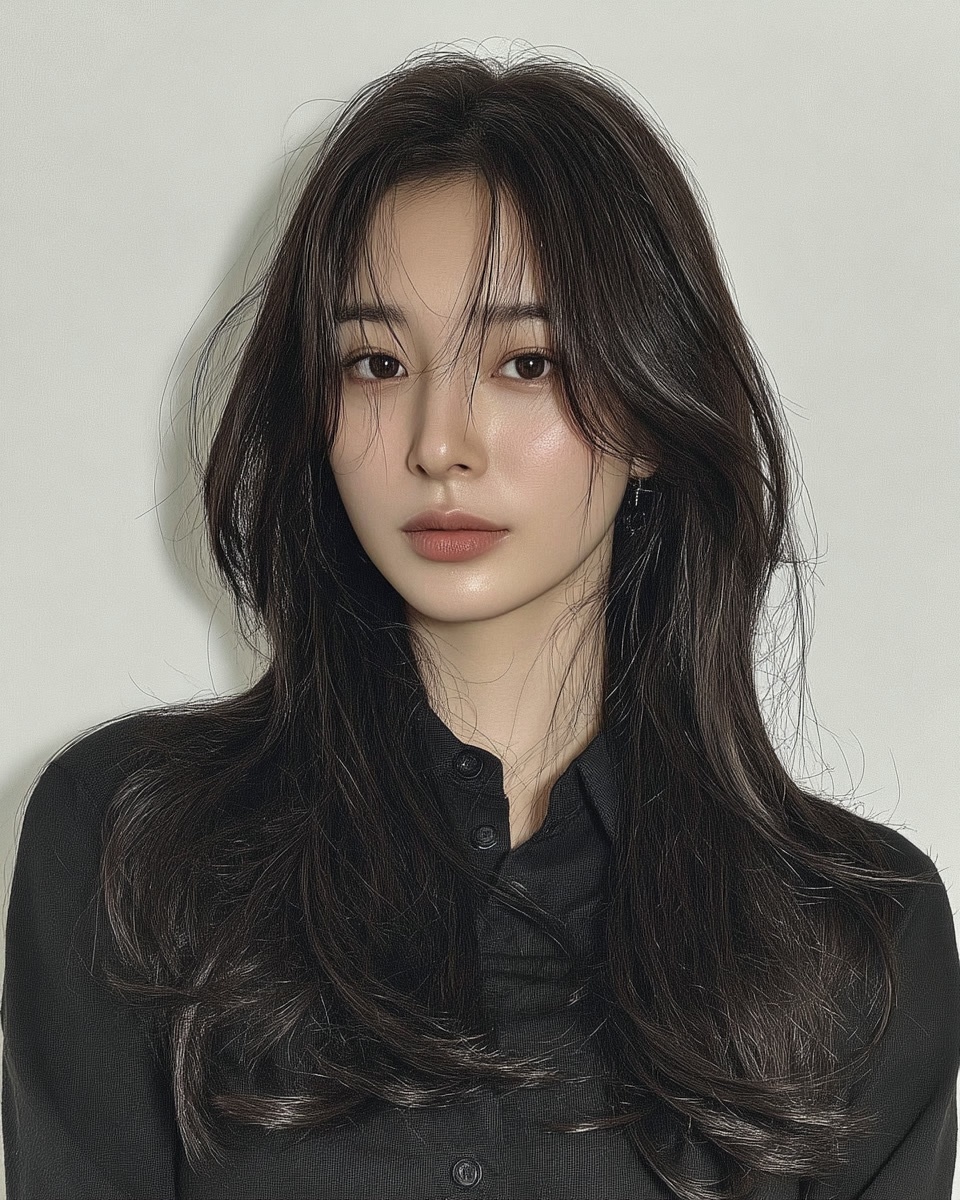 8 Stunning Layered Hairstyles 2026 | Seoul Hair Salon 9 layered hairstyles 2026 Seoul - Style 6 at Korea Hair Salon Seoul