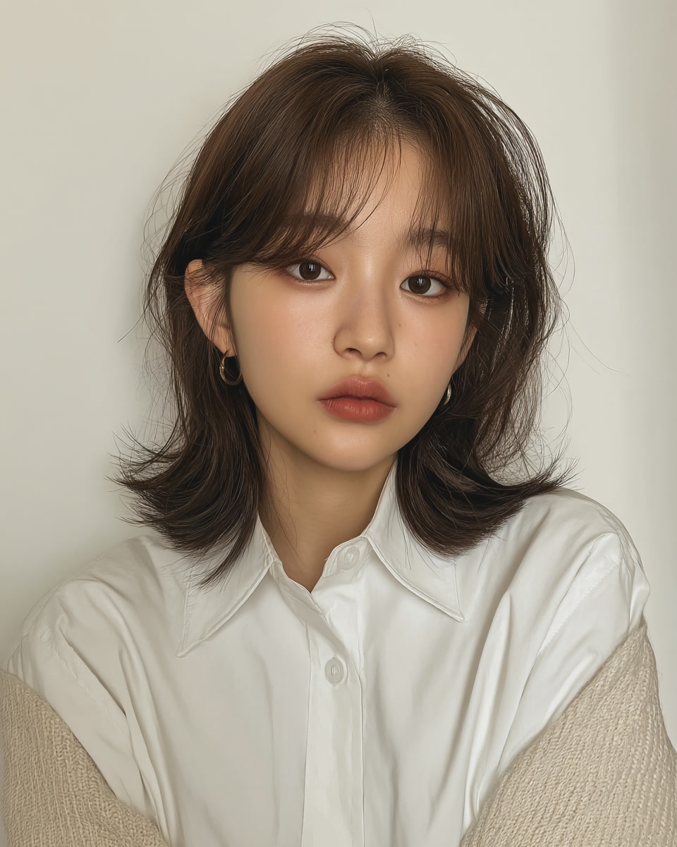 8 Stunning Layered Hairstyles 2026 | Seoul Hair Salon 10 layered hairstyles 2026 Seoul - Style 7 at Korea Hair Salon Seoul