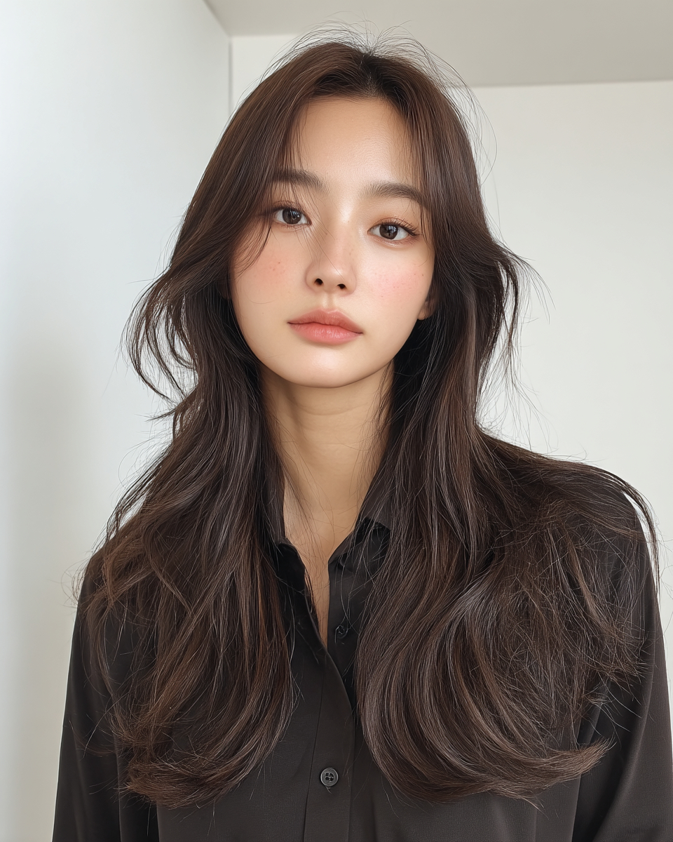 8 Stunning Layered Hairstyles Seoul | Seoul Hair Salon 9 layered hairstyles Seoul - Style 6 at Korea Hair Salon Seoul