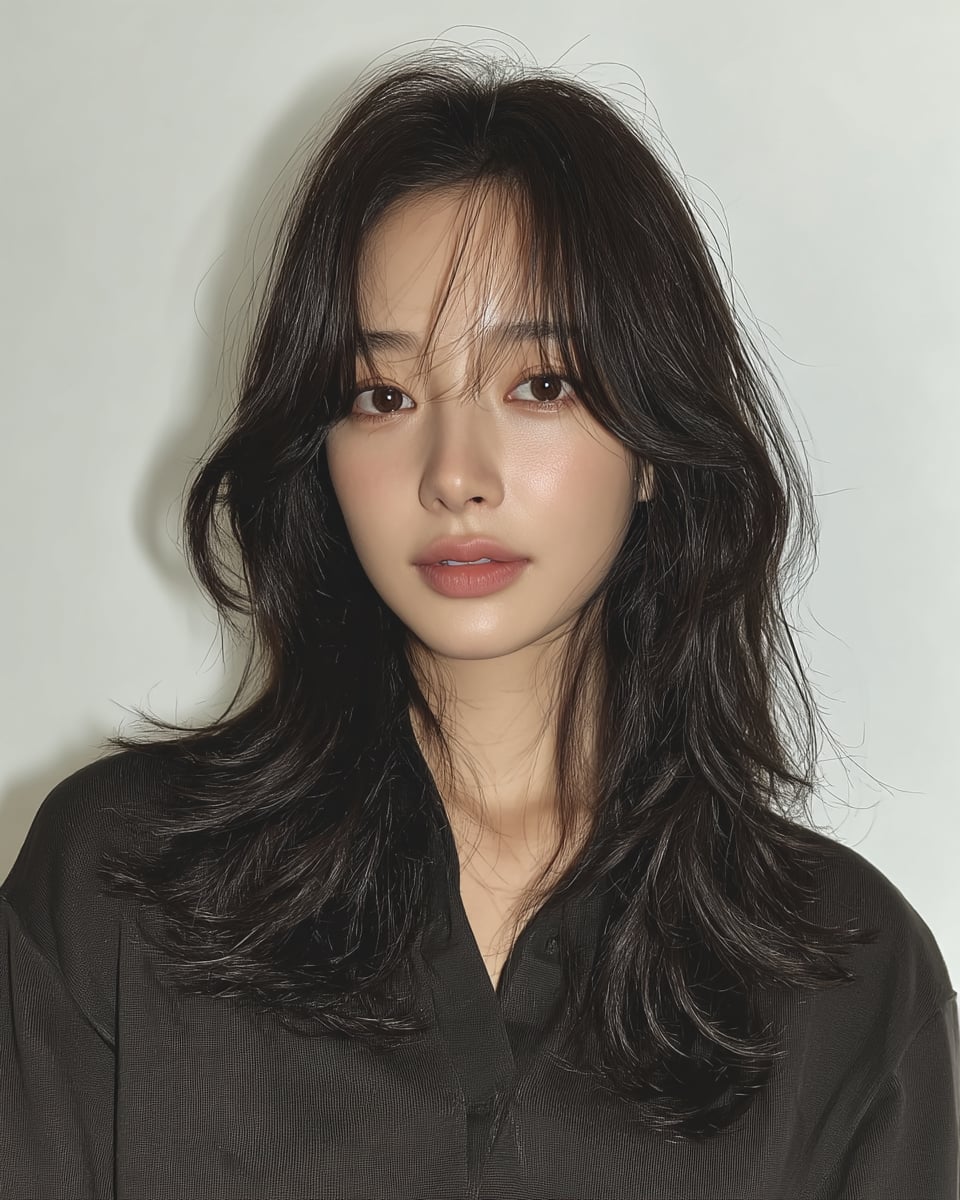 8 Stunning Layered Wavy Styles Seoul | Seoul Hair Salon 9 layered wavy styles Seoul - Style 6 at Korea Hair Salon Seoul