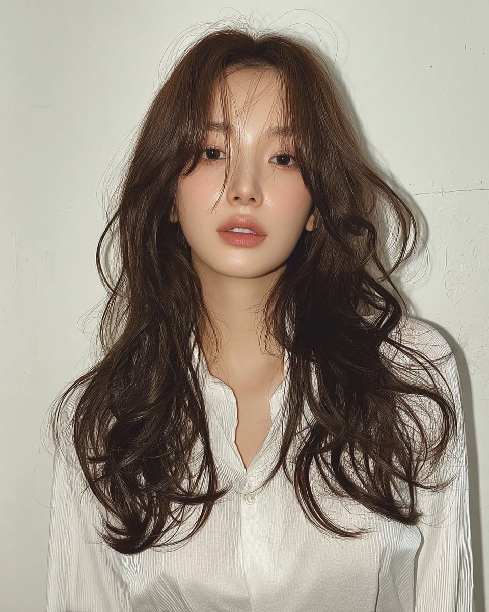 8 Stunning Layered Wavy Styles Seoul | Seoul Hair Salon 10 layered wavy styles Seoul - Style 7 at Korea Hair Salon Seoul