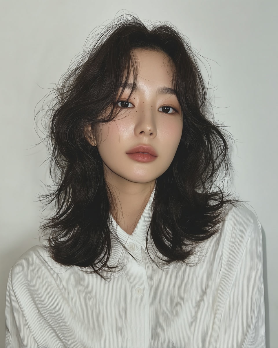 8 Stunning Soft Wave Perm Styles Korea | Seoul Hair Salon 5 soft wave perm Korea - Style 3 at Korea Hair Salon Seoul