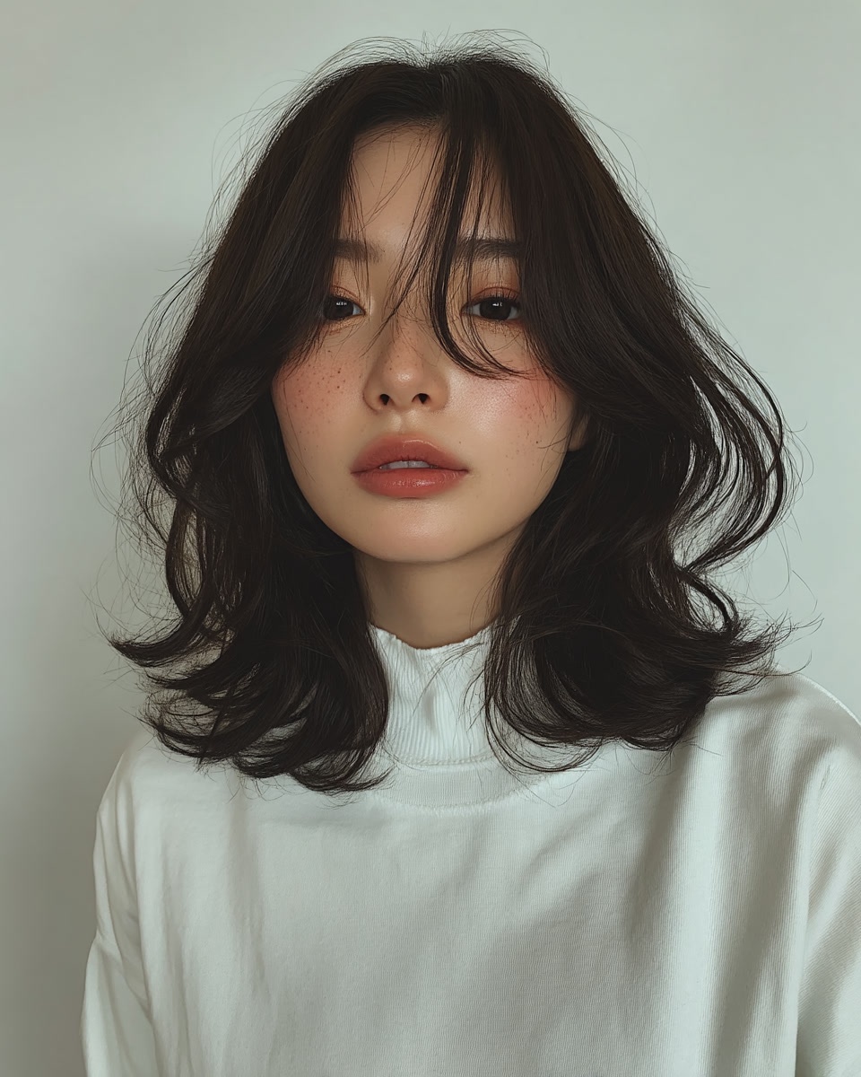 8 Stunning Voluminous Layers Seoul | Seoul Hair Salon 9 voluminous layers Seoul - Style 6 at Korea Hair Salon Seoul