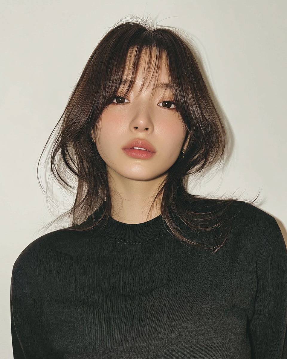 8 Stunning Voluminous Layers Seoul | Seoul Hair Salon 10 voluminous layers Seoul - Style 7 at Korea Hair Salon Seoul