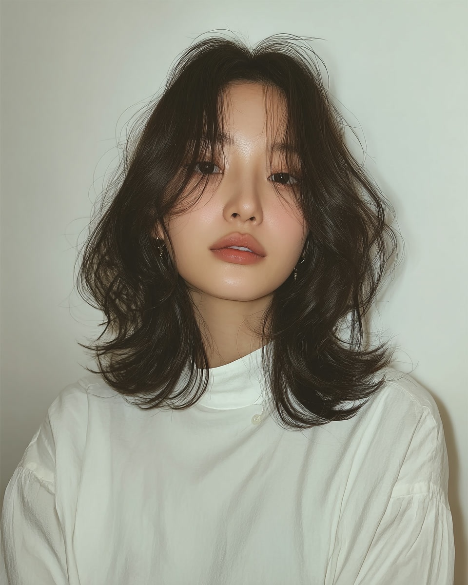 8 Stunning Voluminous Layers Seoul | Seoul Hair Salon 11 voluminous layers Seoul - Style 8 at Korea Hair Salon Seoul