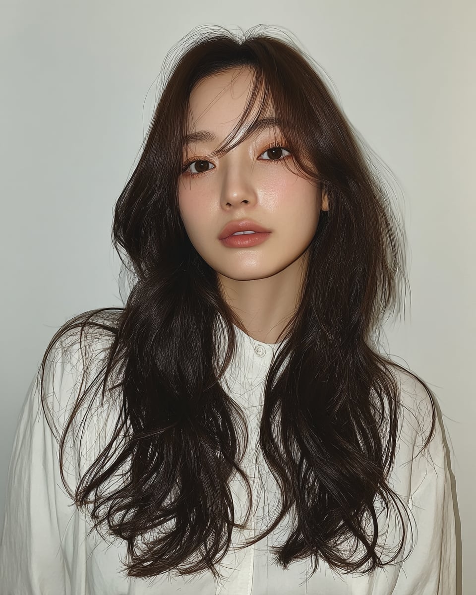 8 Stunning Wavy Layered Hairstyles 2026 | Seoul Hair Salon 7 wavy layered hairstyle Seoul - Style 4 at Korea Hair Salon Seoul