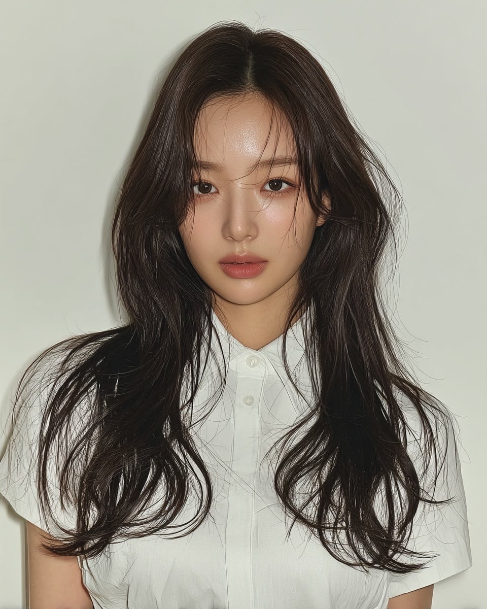 8 Styles for Round Faces 2026 | Seoul Hair Salon 4 hairstyles for round faces 2026 - Style 2 at Korea Hair Salon Seoul