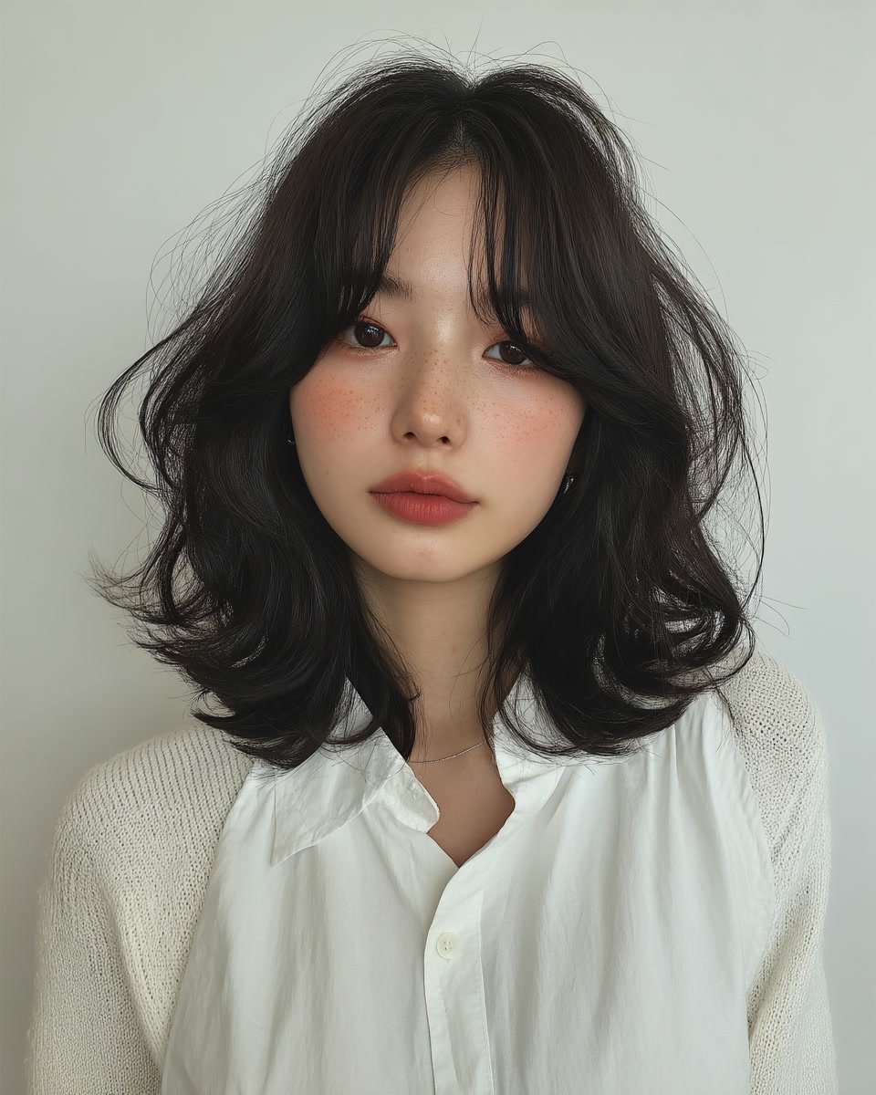 8 Styles for Round Faces 2026 | Seoul Hair Salon 9 hairstyles for round faces 2026 - Style 6 at Korea Hair Salon Seoul