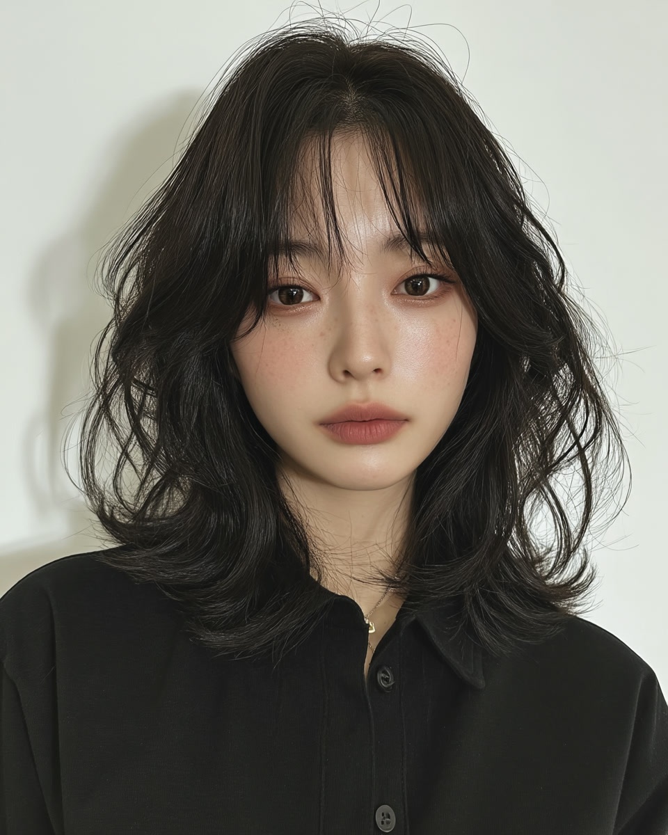 8 Textured Wave Styles in Seoul | Seoul Hair Salon 3 textured wave styles Seoul - Style 1 at Korea Hair Salon Seoul