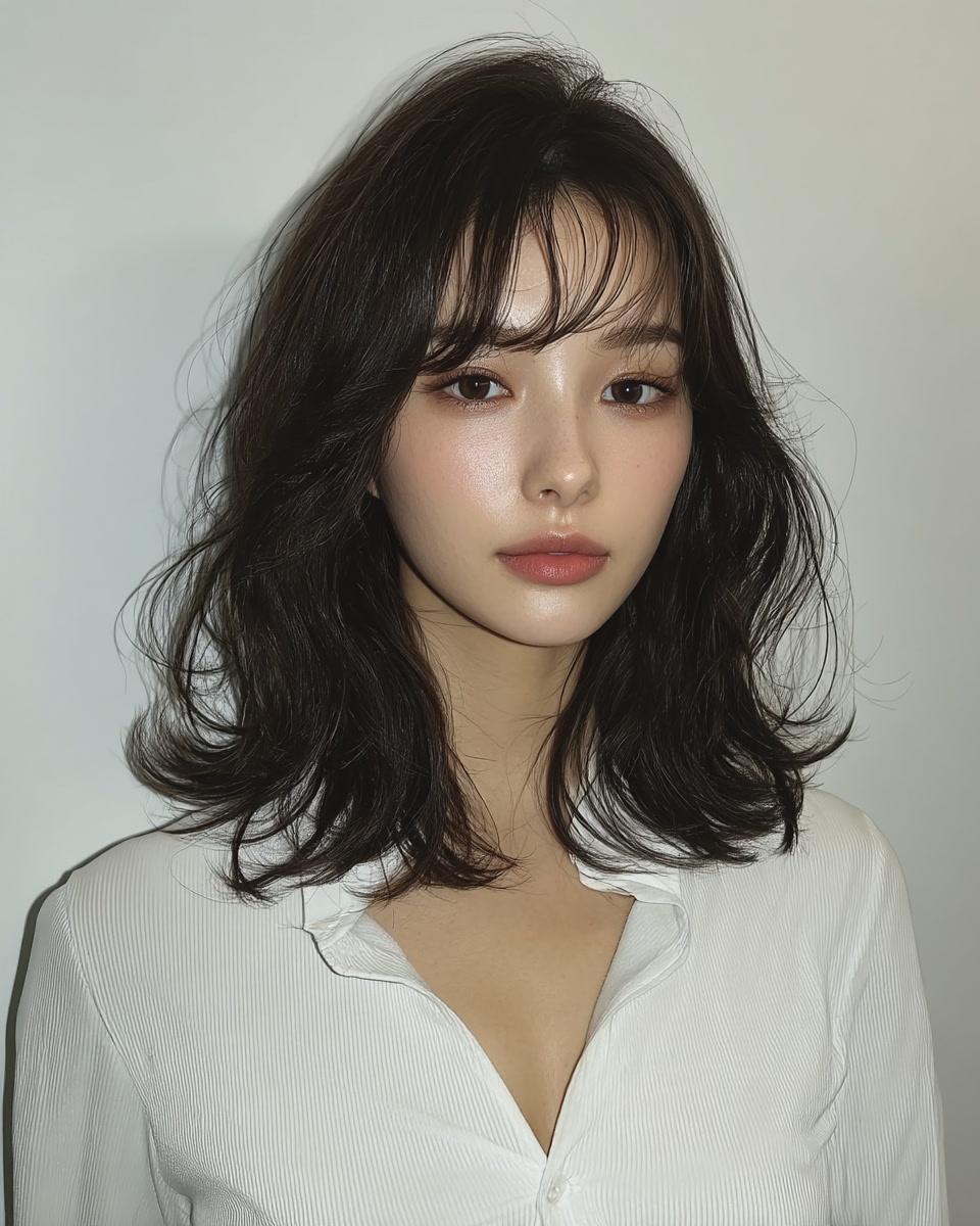 8 Textured Wave Styles in Seoul | Seoul Hair Salon 8 textured wave styles Seoul - Style 5 at Korea Hair Salon Seoul