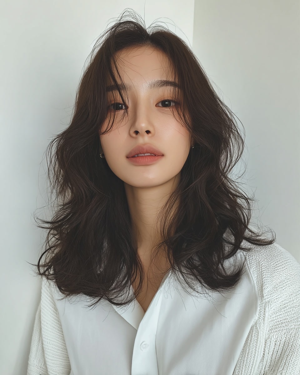 8 Trendy Voluminous Layered Styles Seoul | Seoul Hair Salon 11 voluminous layered styles Seoul - Style 8 at Korea Hair Salon Seoul