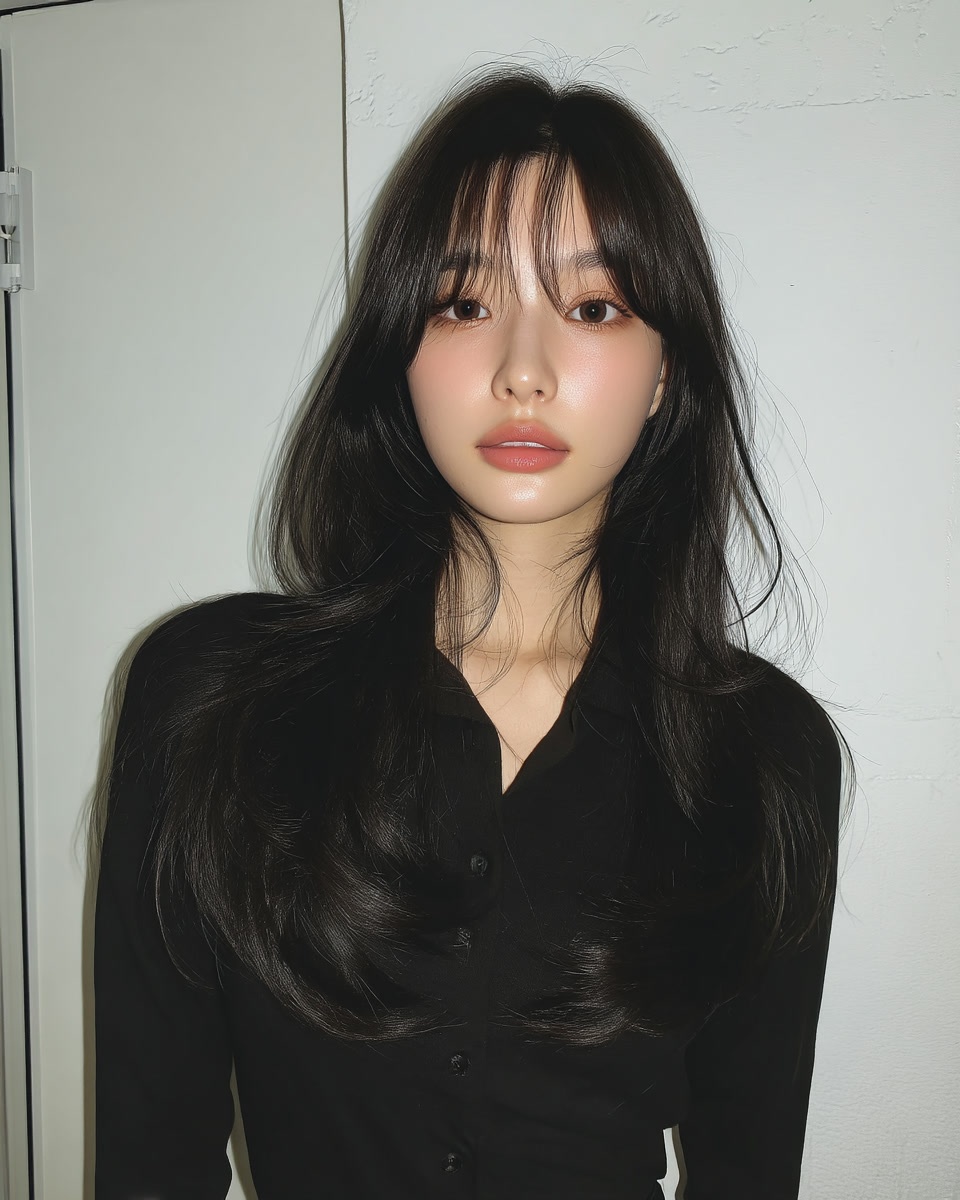 8 Voluminous Layered Hairstyles 2026 | Seoul Hair Salon 4 voluminous layered hairstyles Seoul - Style 2 at Korea Hair Salon Seoul