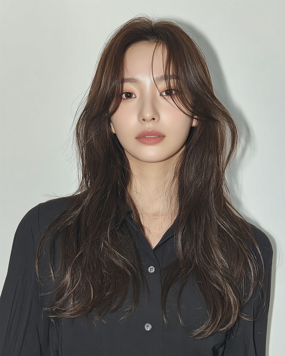 8 Voluminous Layered Hairstyles 2026 | Seoul Hair Salon 9 voluminous layered hairstyles Seoul - Style 6 at Korea Hair Salon Seoul