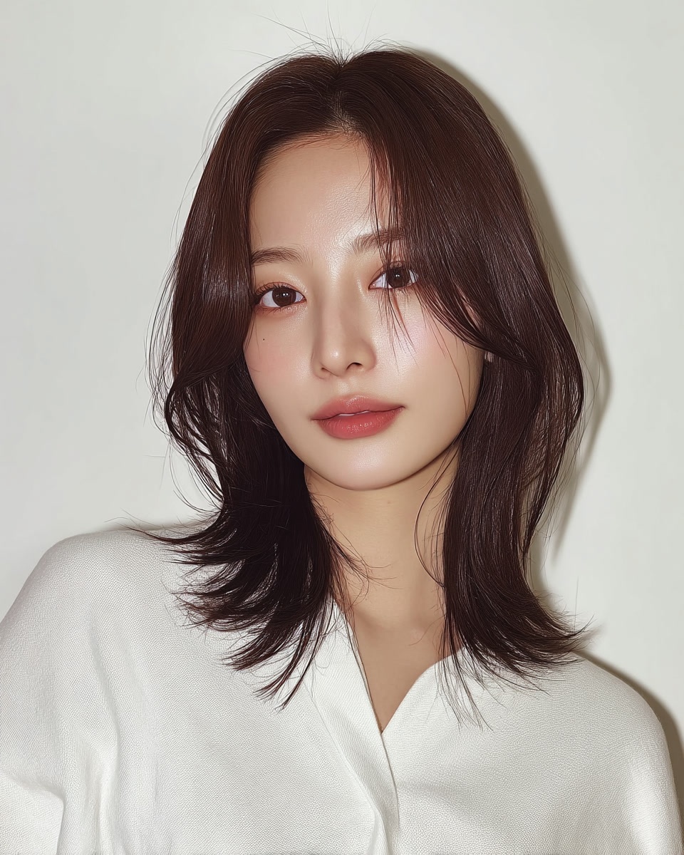 8 Voluminous Layered Hairstyles 2026 | Seoul Hair Salon 11 voluminous layered hairstyles Seoul - Style 8 at Korea Hair Salon Seoul