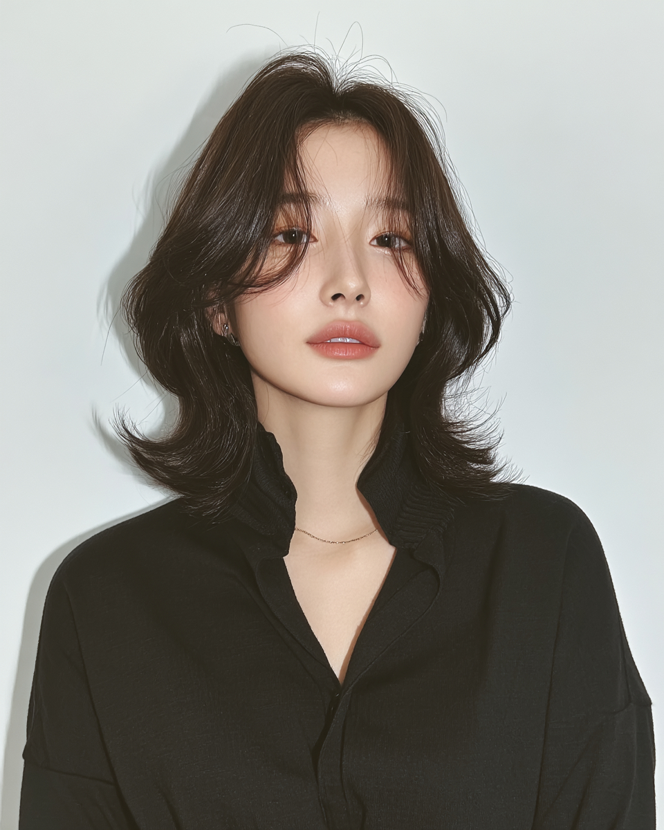 8 Voluminous Layered Hairstyles in Seoul | Seoul Hair Salon 7 voluminous layered hairstyles Seoul - Style 4 at Korea Hair Salon Seoul