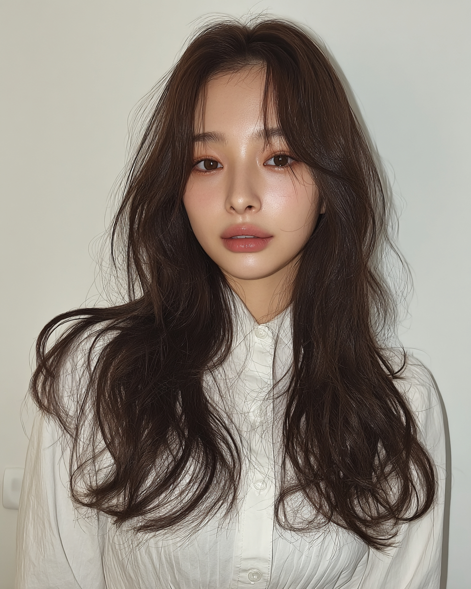 8 Voluminous Layered Hairstyles in Seoul | Seoul Hair Salon 8 voluminous layered hairstyles Seoul - Style 5 at Korea Hair Salon Seoul