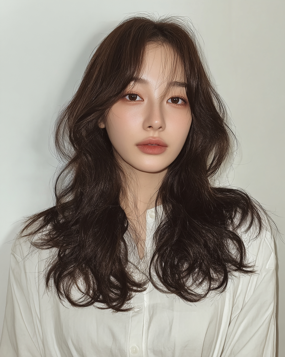 8 Voluminous Layered Hairstyles in Seoul | Seoul Hair Salon 10 voluminous layered hairstyles Seoul - Style 7 at Korea Hair Salon Seoul