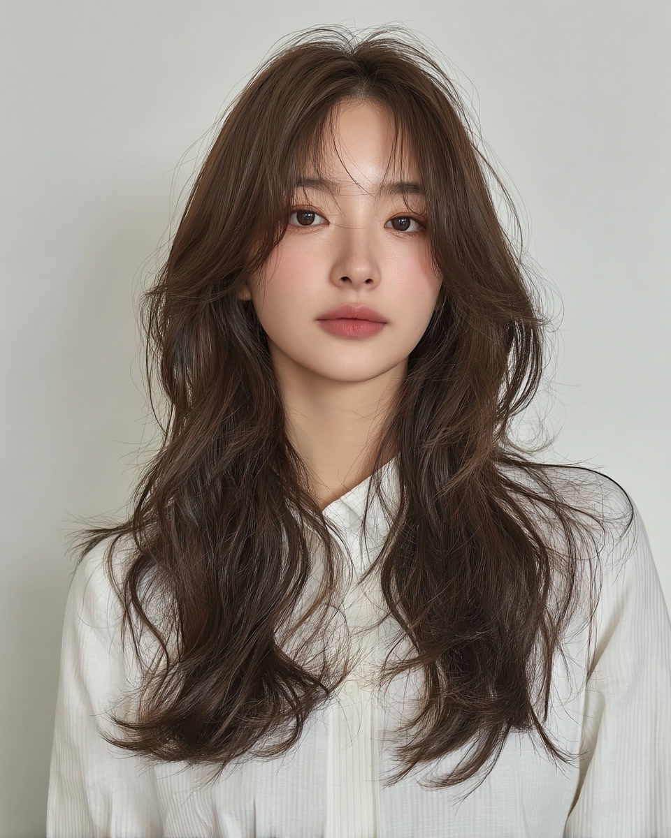 8 Voluminous Layered Hairstyles Seoul | Seoul Hair Salon 3 voluminous layered hairstyles Seoul - Style 1 at Korea Hair Salon Seoul