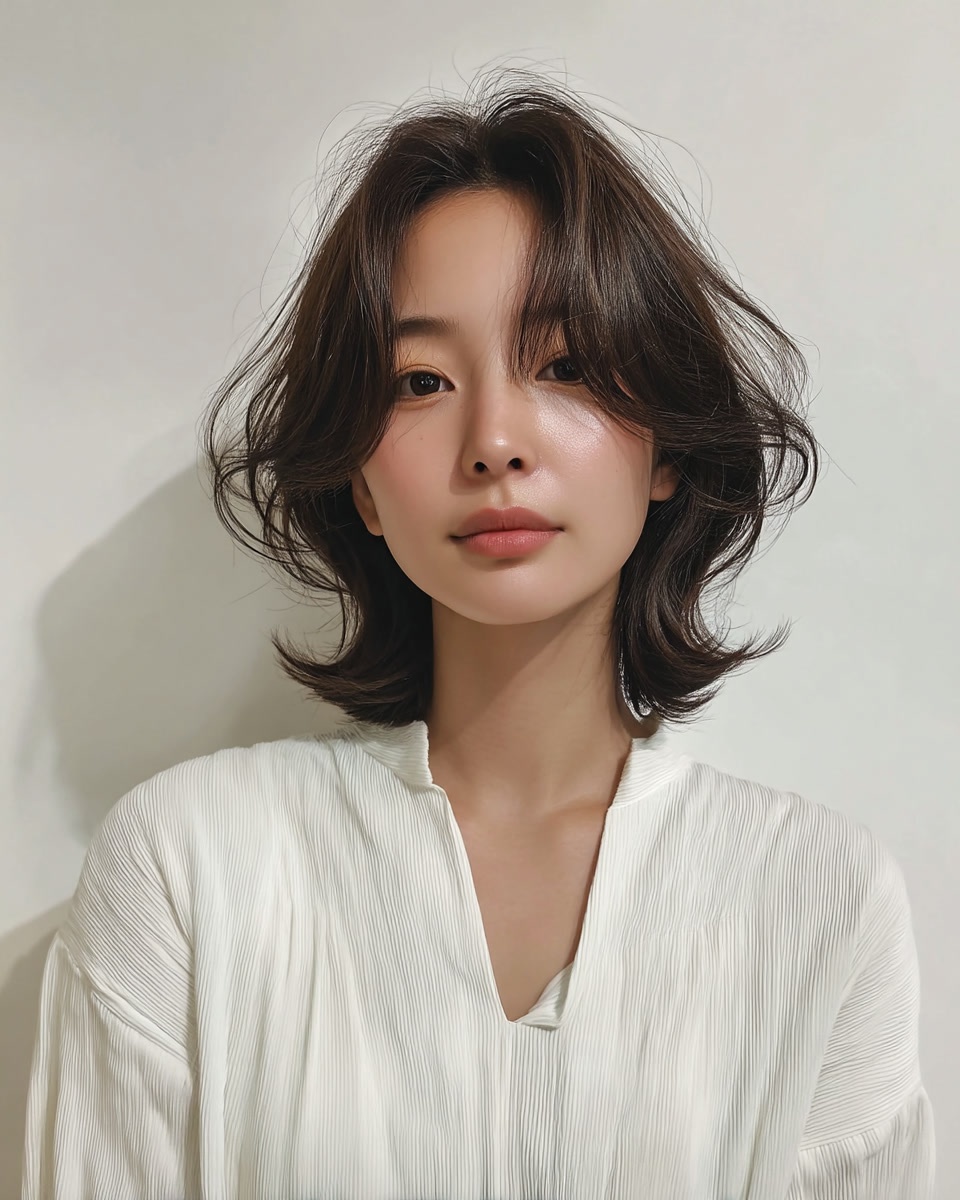 8 Voluminous Layered Hairstyles Seoul | Seoul Hair Salon 4 voluminous layered hairstyles Seoul - Style 2 at Korea Hair Salon Seoul