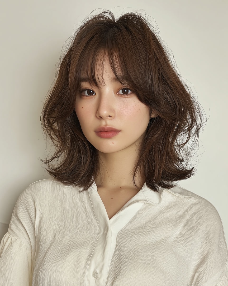 8 Voluminous Layered Hairstyles Seoul | Seoul Hair Salon 5 voluminous layered hairstyles Seoul - Style 3 at Korea Hair Salon Seoul
