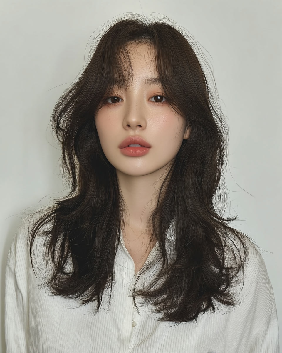 8 Voluminous Layered Hairstyles Seoul | Seoul Hair Salon 8 voluminous layered hairstyles Seoul - Style 5 at Korea Hair Salon Seoul