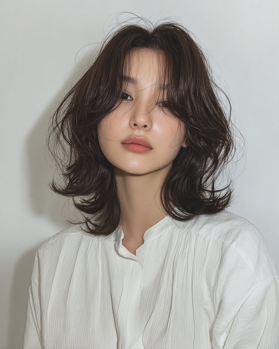 8 Voluminous Layered Styles 2026 | Seoul Hair Salon 9 voluminous layered styles 2026 Seoul - Style 6 at Korea Hair Salon Seoul