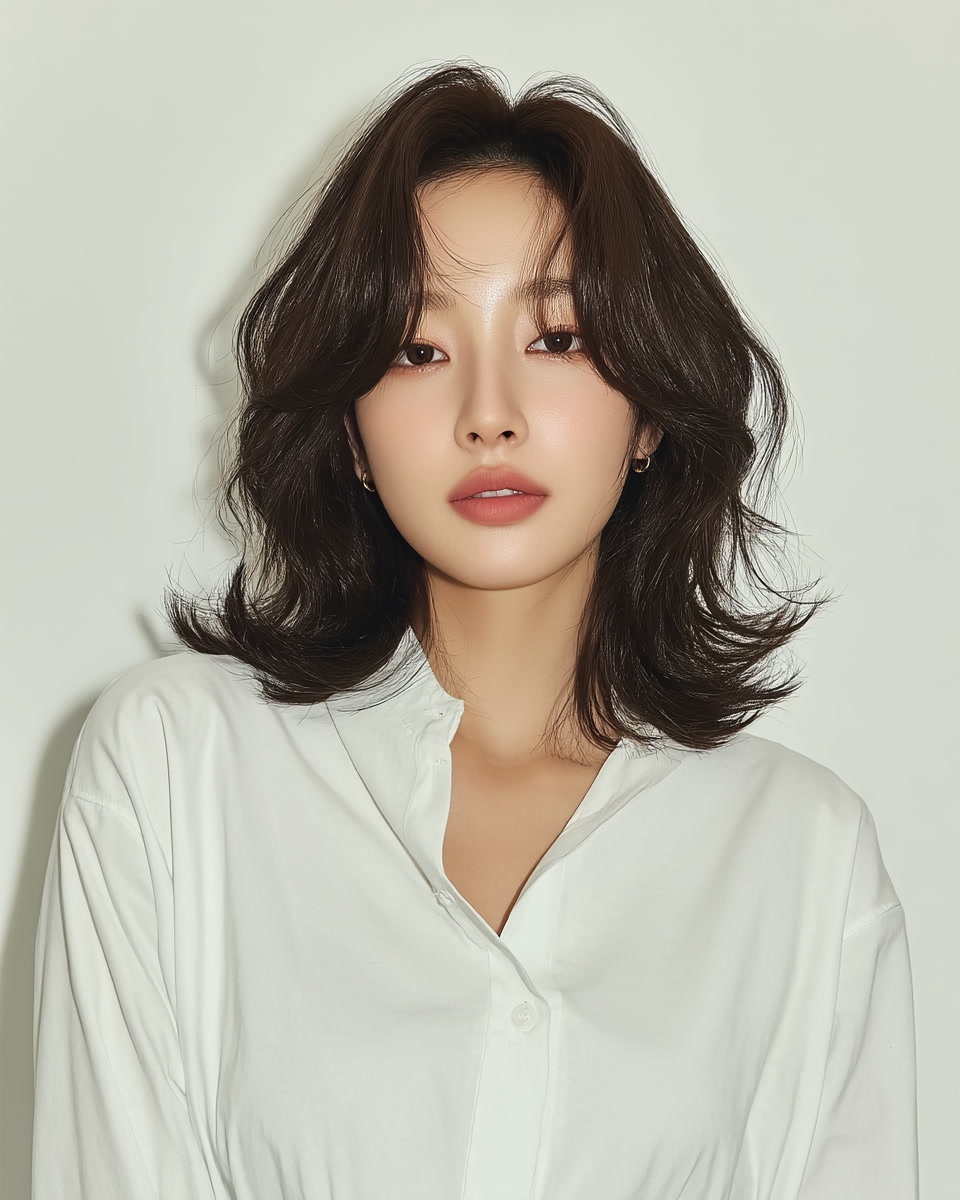 8 Voluminous Layered Styles 2026 | Seoul Hair Salon 10 voluminous layered styles Seoul - Style 7 at Korea Hair Salon Seoul