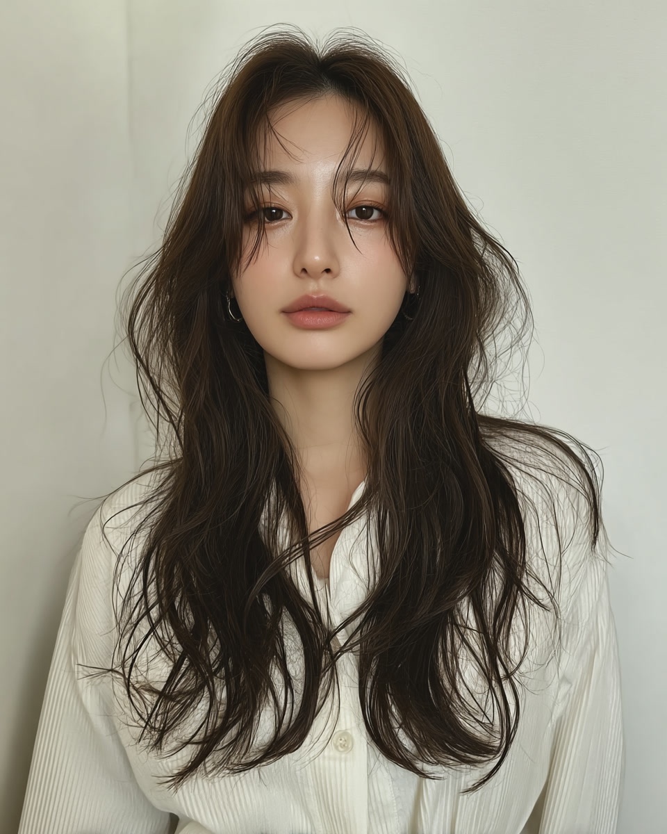 8 Voluminous Layered Styles 2026 | Seoul Hair Salon 11 voluminous layered styles Seoul - Style 8 at Korea Hair Salon Seoul