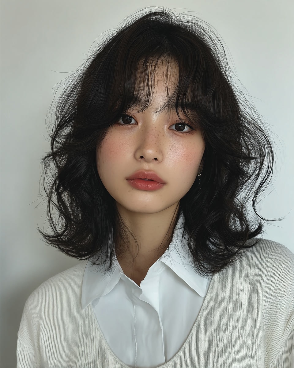8 Voluminous Layered Styles 2026 | Seoul Hair Salon 11 voluminous layered hair Seoul - Style 8 at Korea Hair Salon Seoul