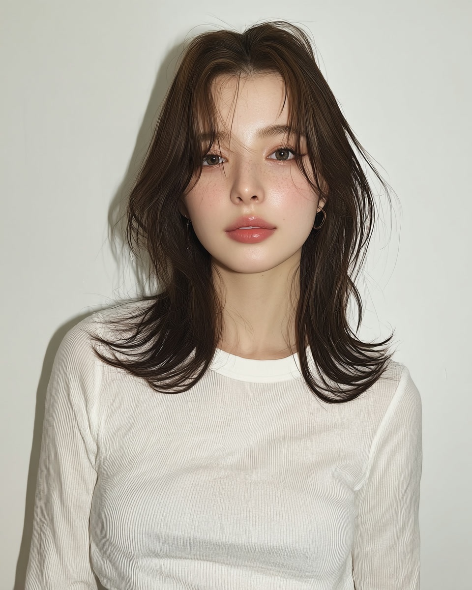 8 Voluminous Layered Styles for 2026 | Seoul Hair Salon 4 voluminous layered styles 2026 - Style 2 at Korea Hair Salon Seoul