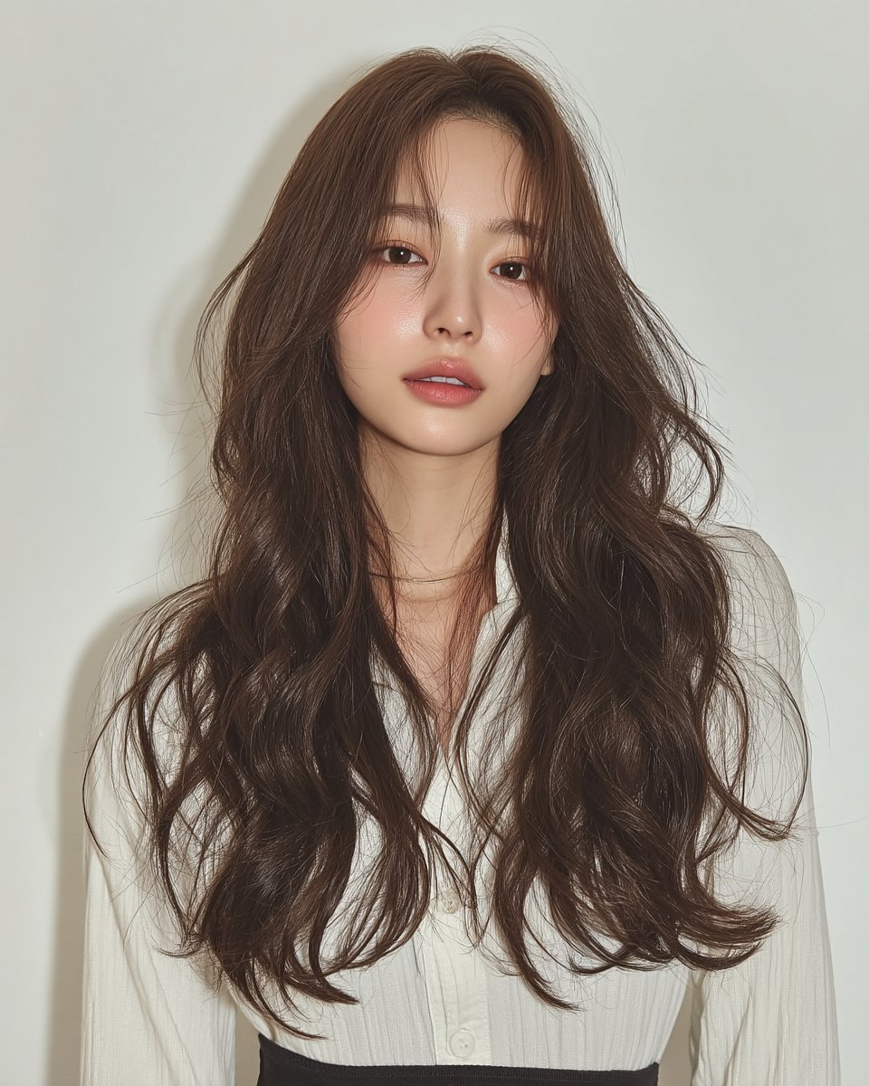 8 Voluminous Layered Styles for 2026 | Seoul Hair Salon 4 voluminous layered styles 2026 Seoul - Style 2 at Korea Hair Salon Seoul