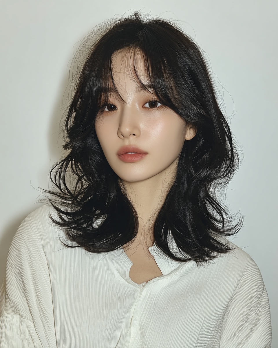 8 Voluminous Layered Styles for 2026 | Seoul Hair Salon 4 voluminous layered styles 2026 - Style 2 at Korea Hair Salon Seoul