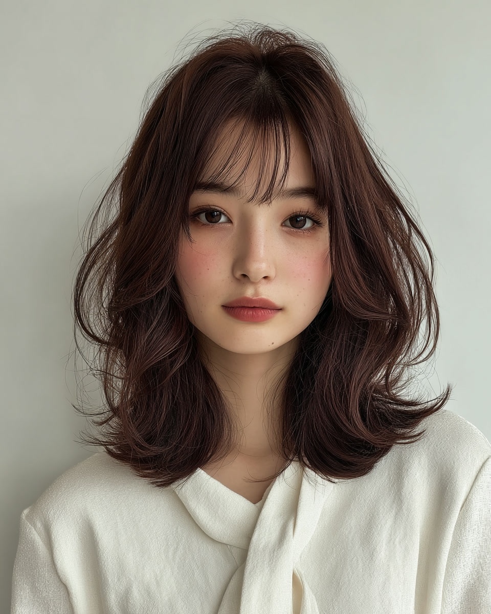 8 Voluminous Layered Styles for 2026 | Seoul Hair Salon 5 voluminous layered styles 2026 - Style 3 at Korea Hair Salon Seoul