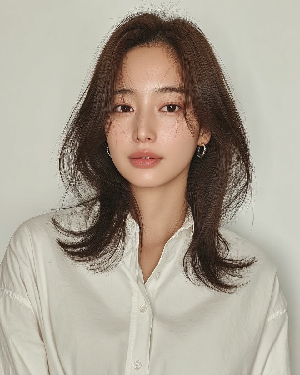 8 Voluminous Layered Styles for 2026 | Seoul Hair Salon 5 voluminous layered styles 2026 - Style 3 at Korea Hair Salon Seoul