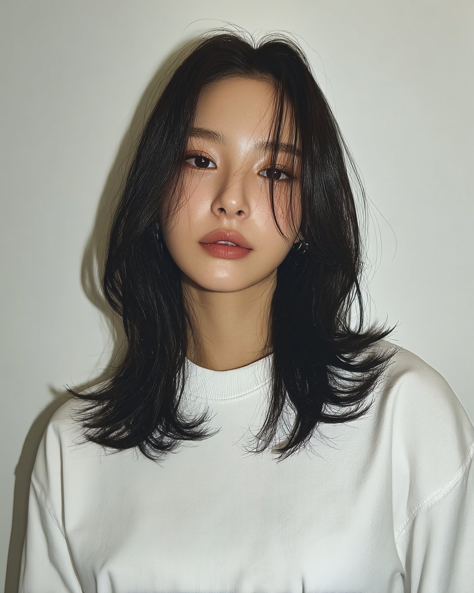 8 Voluminous Layered Styles for 2026 | Seoul Hair Salon 5 voluminous layered styles 2026 Seoul - Style 3 at Korea Hair Salon Seoul