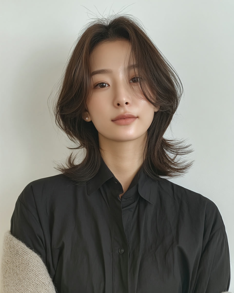 8 Voluminous Layered Styles for 2026 | Seoul Hair Salon 7 voluminous layered styles 2026 - Style 4 at Korea Hair Salon Seoul