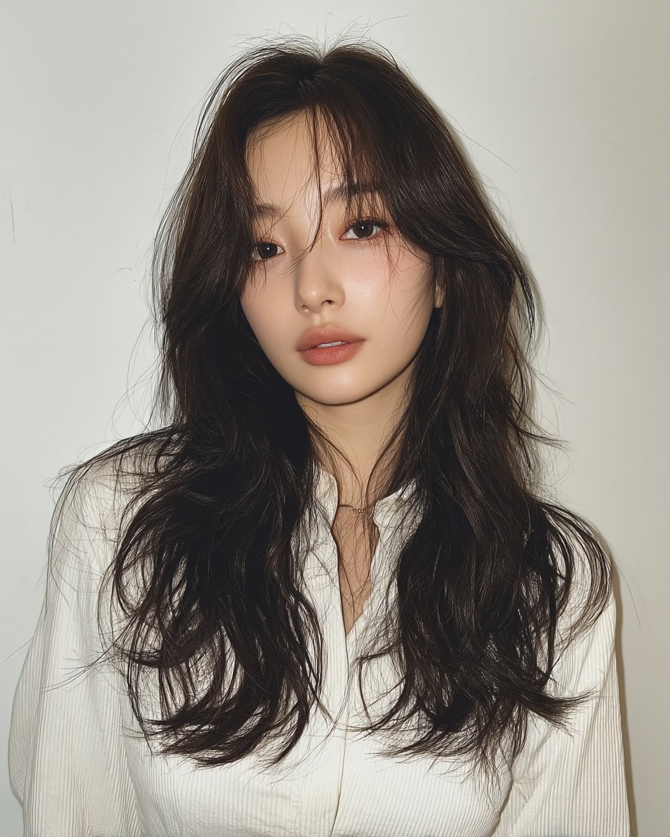 8 Voluminous Layered Styles for 2026 | Seoul Hair Salon 9 voluminous layered styles 2026 Seoul - Style 6 at Korea Hair Salon Seoul