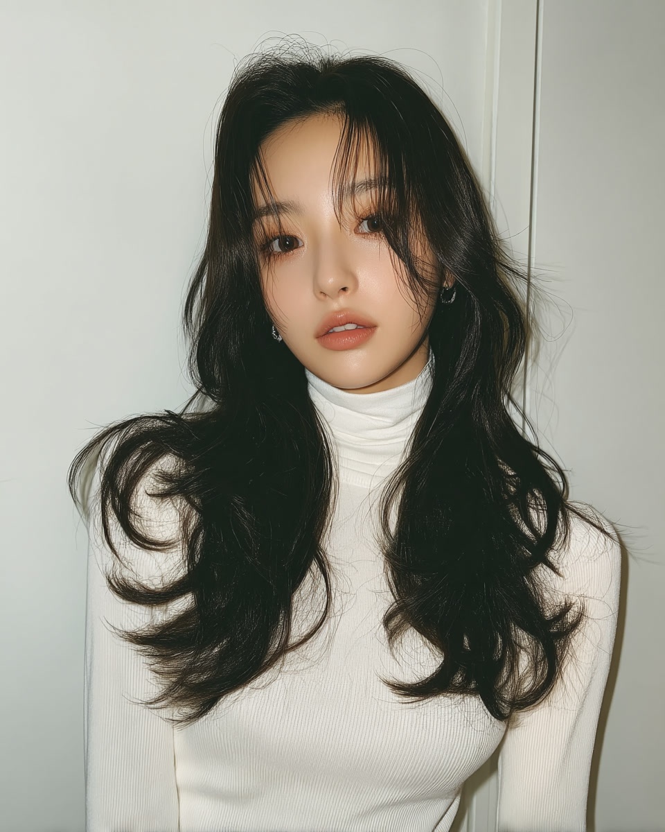 8 Voluminous Layered Styles | Seoul Hair Salon 4 voluminous layered styles Seoul - Style 2 at Korea Hair Salon Seoul