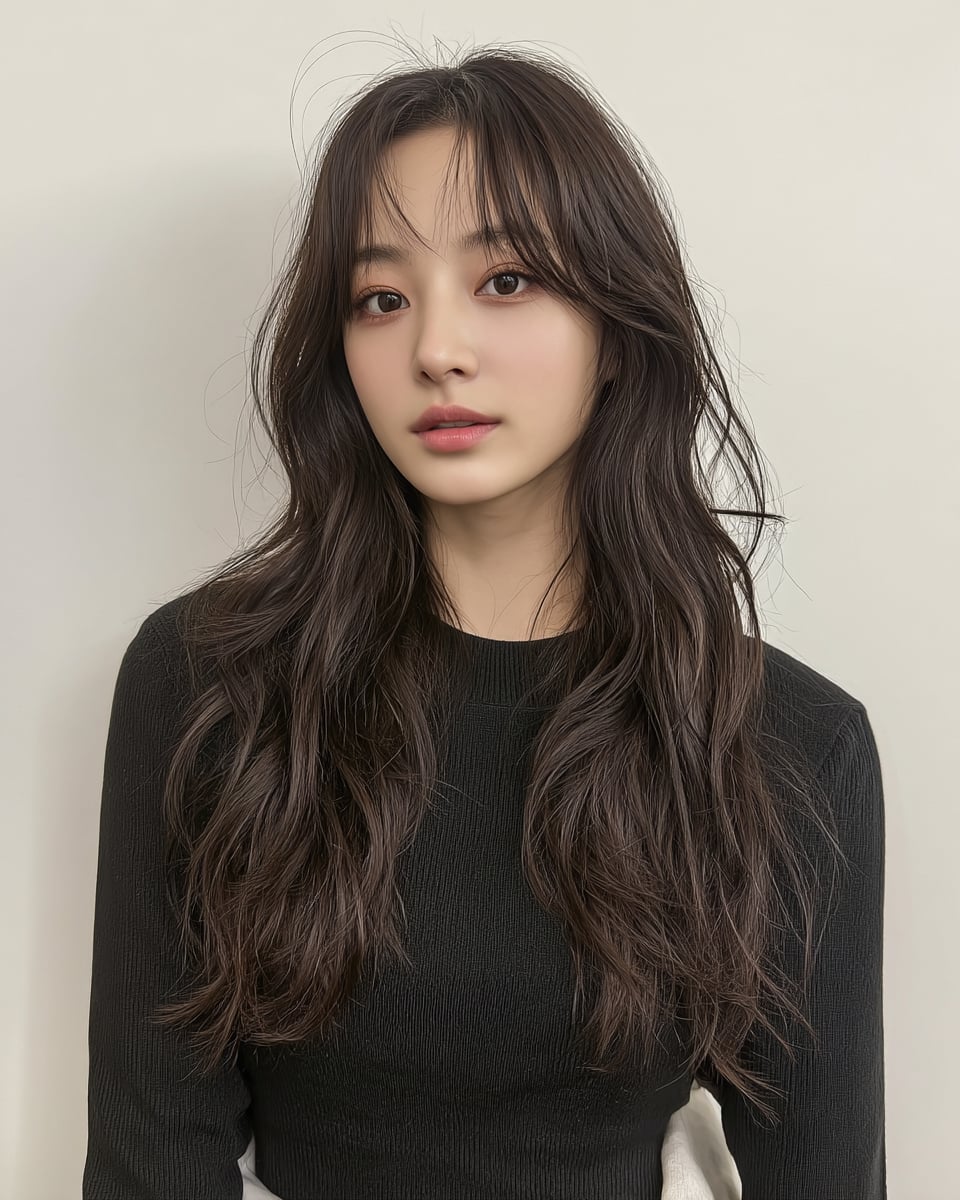8 Voluminous Wave Styles in Seoul | Seoul Hair Salon 11 voluminous wave styles Seoul - Style 8 at Korea Hair Salon Seoul