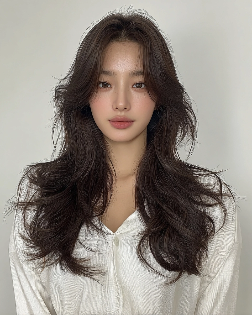 8 Best Face-Framing Layers Seoul 2026 | Korea Hair Salon 5 face-framing layers Seoul 2026 - Style 3 at Korea Hair Salon Seoul