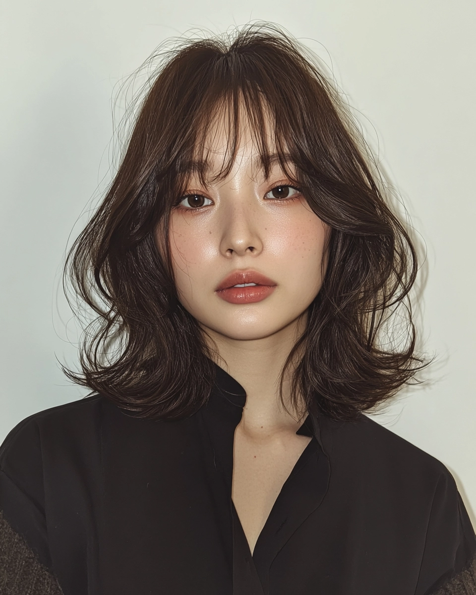 8 Best Face-Framing Layers Seoul 2026 | Korea Hair Salon 9 face-framing layers Seoul 2026 - Style 6 at Korea Hair Salon Seoul