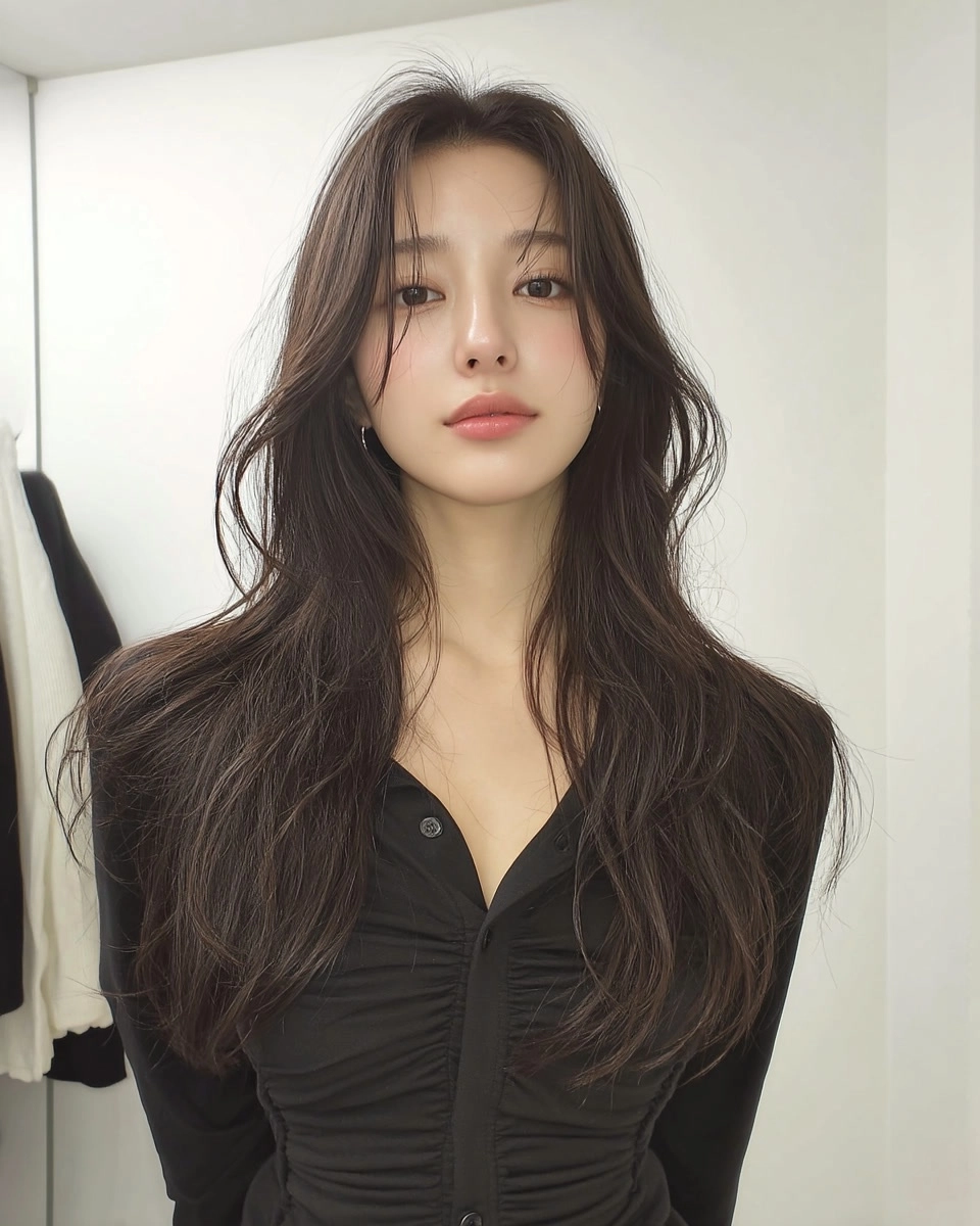 8 Best Face-Framing Layers Seoul 2026 | Korea Hair Salon 10 face-framing layers Seoul 2026 - Style 7 at Korea Hair Salon Seoul