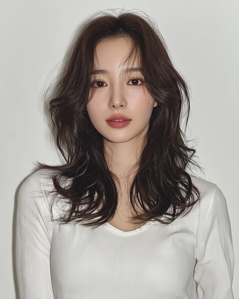 8 Best Face-Framing Layers Seoul 2026 | Korea Hair Salon 11 face-framing layers Seoul 2026 - Style 8 at Korea Hair Salon Seoul