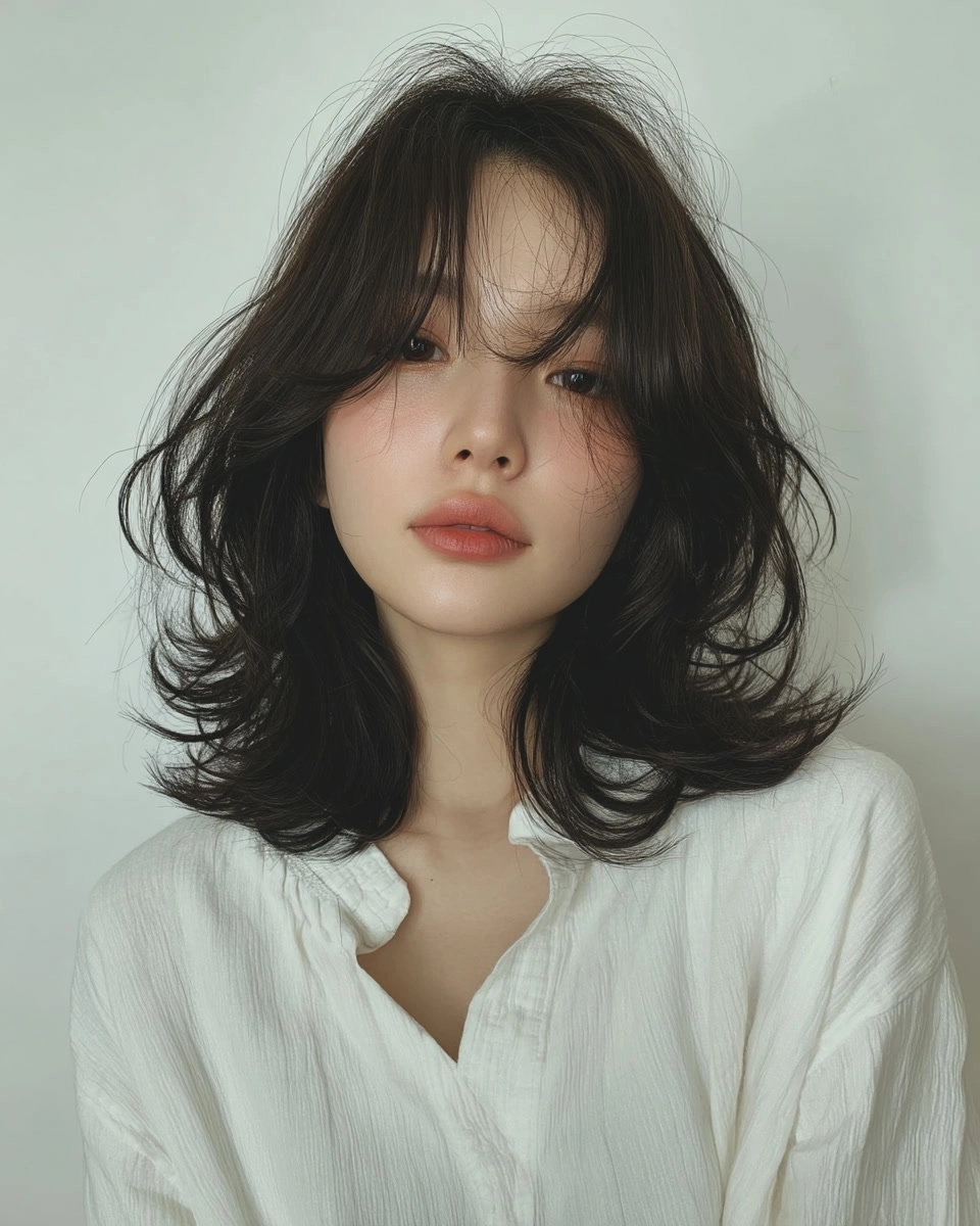 8 Best Layered Haircuts for 2026 | Korea Hair Salon 8 layered haircuts Seoul 2026 - Style 5 at Korea Hair Salon Seoul